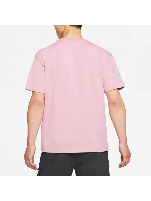 Футболка men's acg wyland funny printing sports loose round neck short sleeve pink t-shirt Nike — изображение 4 из 4, розовый