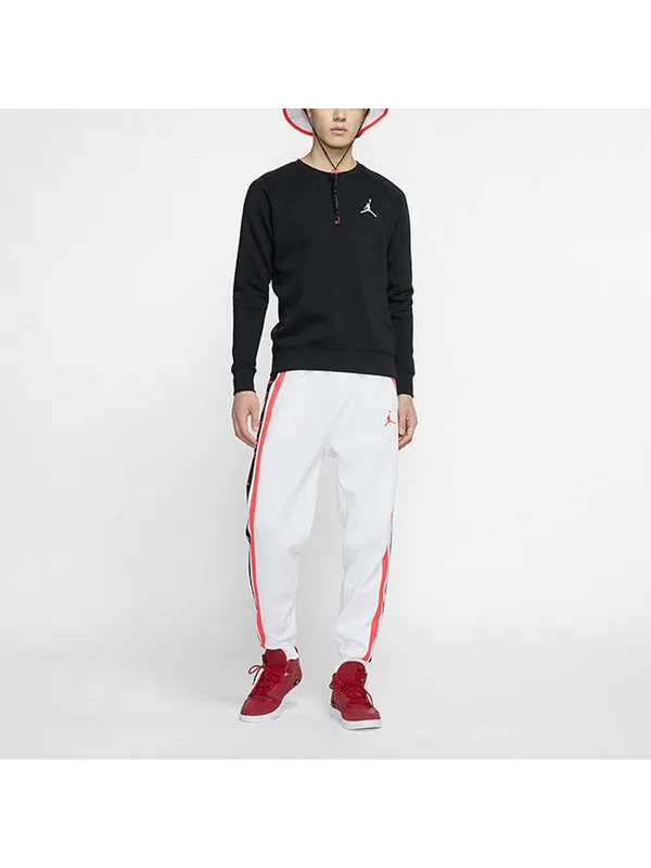 Толстовка Air Jordan Fleece Lined Stay Warm Sports Round Neck Pullover Black — изображение 3 из 4, черный