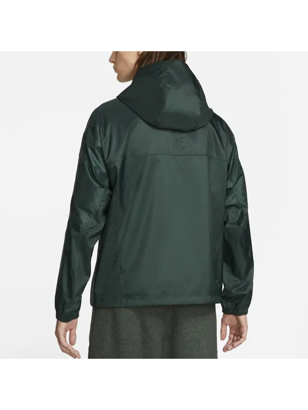 Куртка Nike Running Sports Windproof Woven Hooded Jacket Green — изображение 4 из 4, зеленый