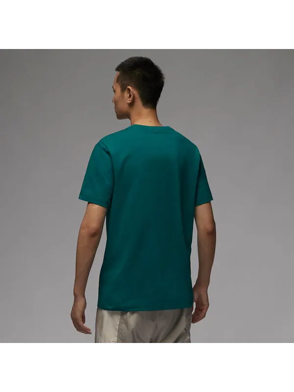 Футболка Air Jordan Jumpman Embroidered Sportswear T-Shirt 'Green' — изображение 2 из 2, зеленый