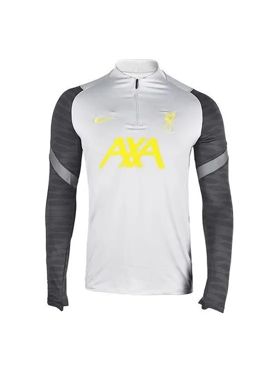 Спортивный топ Nike Liverpool FC Strike Dri-FIT Soccer Drill Top 'White Grey' DC7771-017 — изображение 1 из 5, белый серый