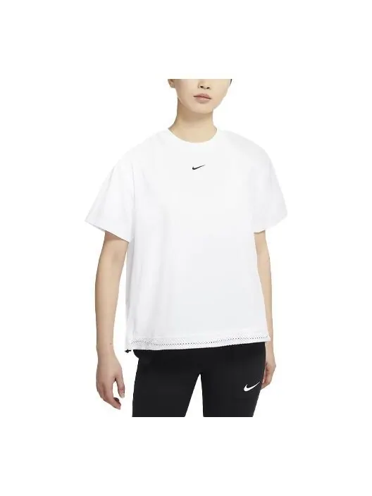 Футболка спортивная tech pack с принтом логотипа и круглым вырезом, Nike — изображение 1 из 3, белый