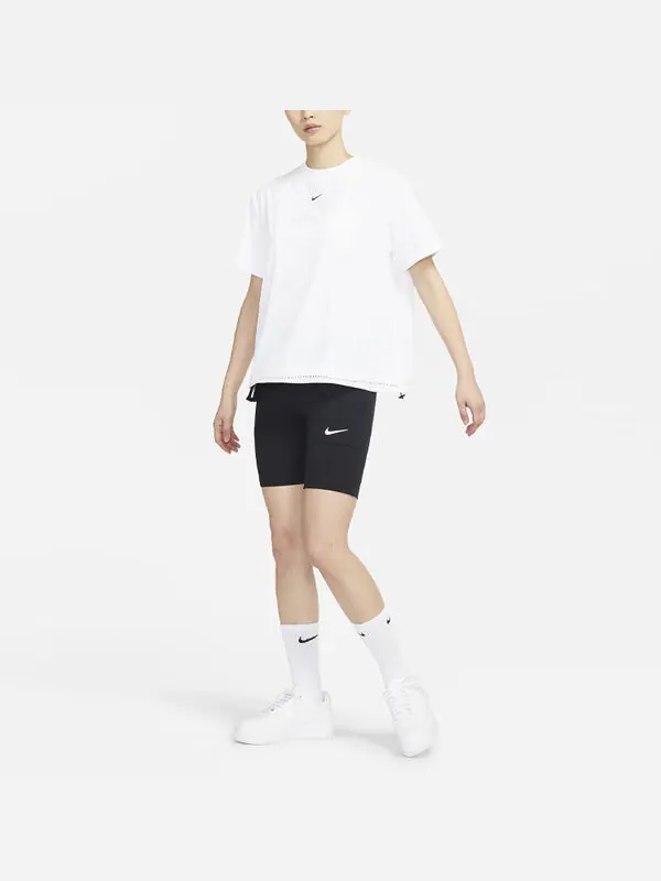 Футболка спортивная tech pack с принтом логотипа и круглым вырезом, Nike — изображение 3 из 3, белый