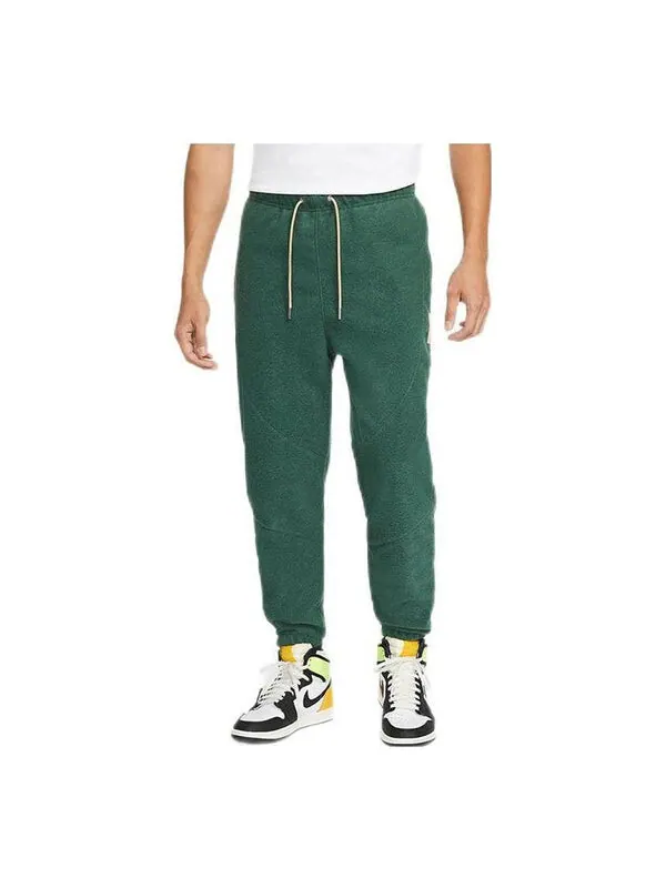 Брюки Air Jordan drawstring lace-up sweatpants Pants 'Green' — изображение 1 из 1, зеленый
