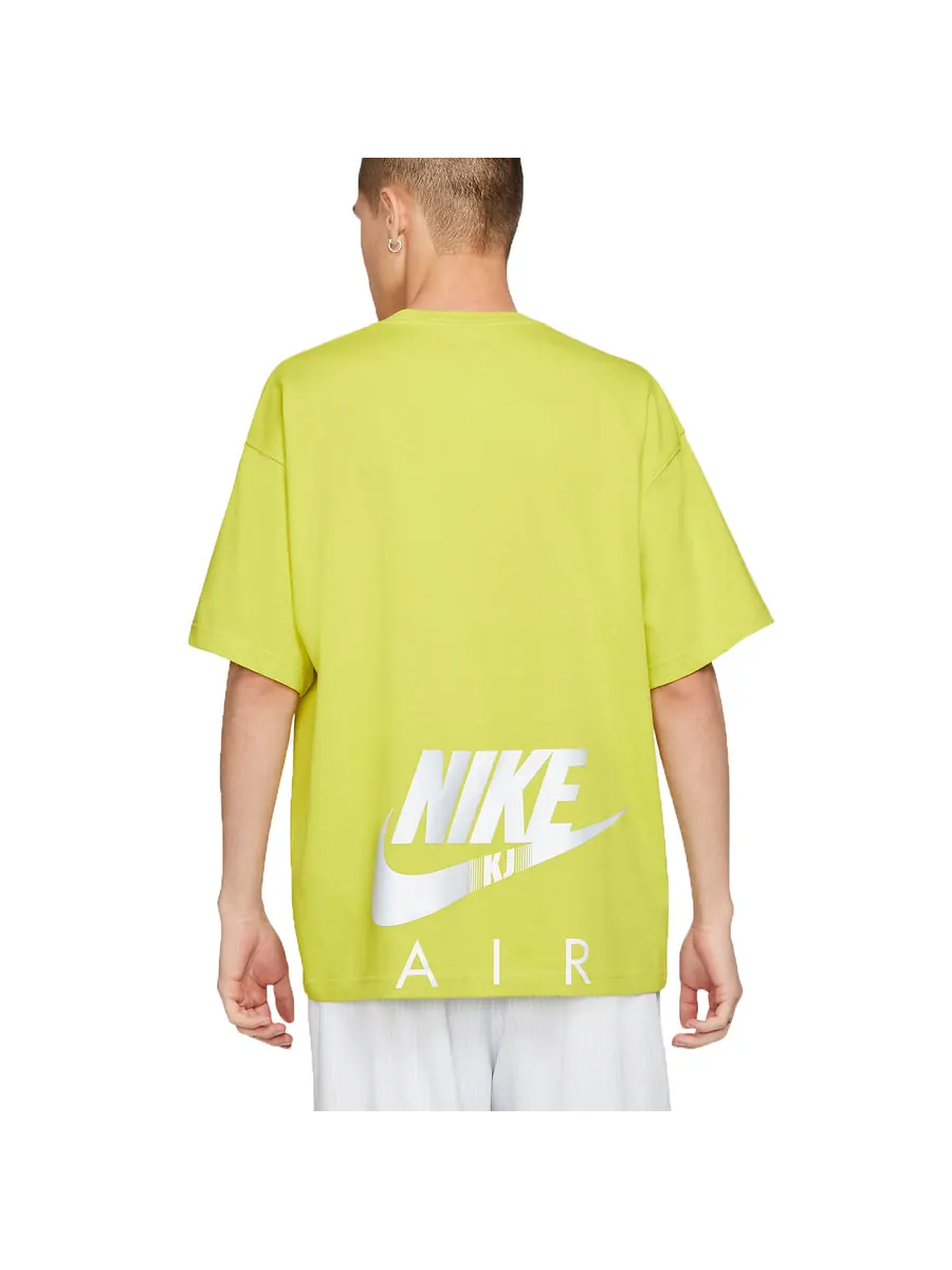 Футболка Nike x Kim Jones Oversized T-shirt 'High Voltage' — изображение 2 из 3, желтый