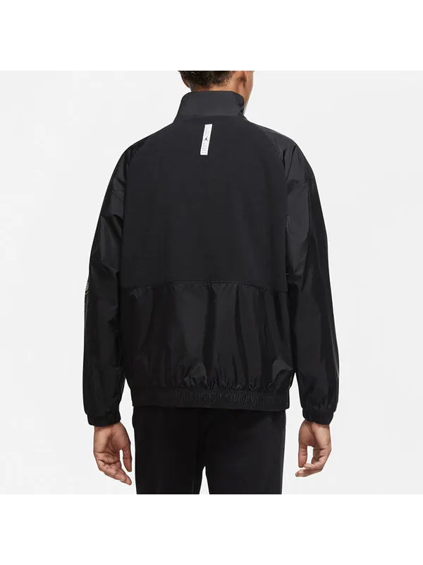 Куртка Air Jordan Printing Casual Training Lightweight Jacket Black — изображение 4 из 4, черный