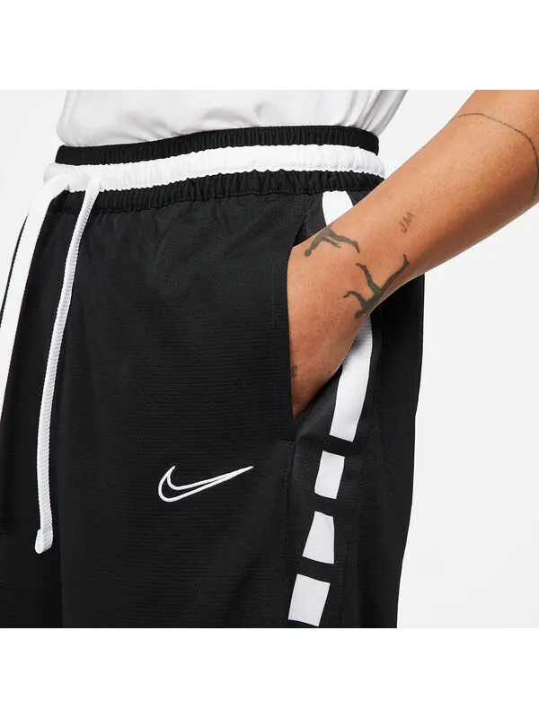 Шорты элитные полосатые баскетбольные короткие свободный покрой Nike — изображение 2 из 3, черный/мульти