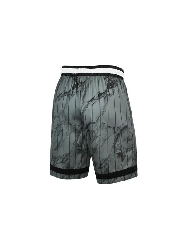 Шорты men's ink line design elastic waistband sports basketball shorts gray Nike — изображение 2 из 2, мульти