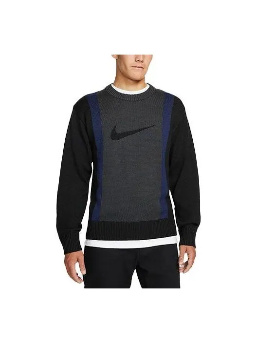 Шерстяной свитер sb skateboard colorblock круглый вырез пуловер Nike, мульитколор — изображение 1 из 3, мульти