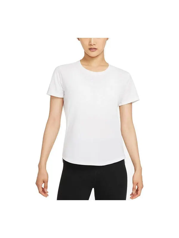 Футболка Dri Fit быстросохнущие с круглым вырезом Nike — изображение 1 из 3, белый