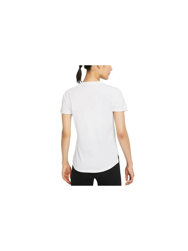 Футболка Dri Fit быстросохнущие с круглым вырезом Nike — изображение 2 из 3, белый