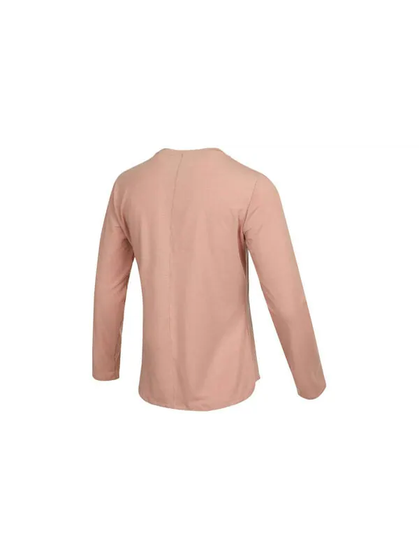 Футболка (WMNS) Nike AS W NK One LUXE DF LS STD Top Rose WHISPER — изображение 2 из 4, серый