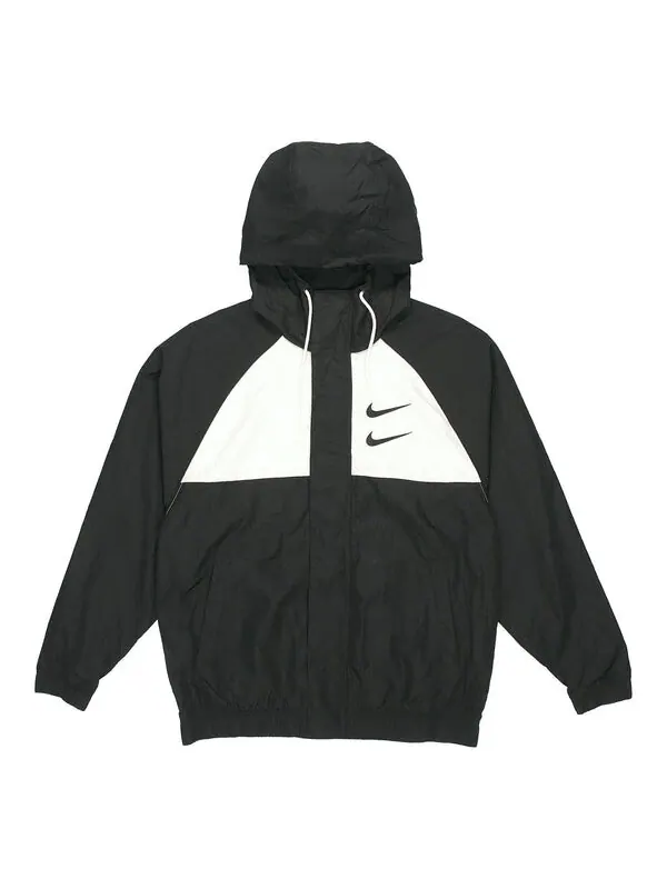 Куртка Men's Nike Windproof Sports Woven Jacket autumn Black — изображение 1 из 4, черный