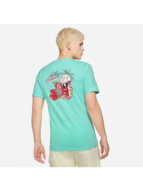 Футболка Nike Hawaii Aloha T-shirt 'Mint Green ' — изображение 4 из 4, зеленый/мульти
