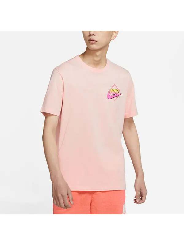Футболка sportswear back printing sports short sleeve orange Nike — изображение 4 из 4, оранжевый