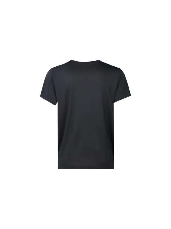 Футболка stripe logo printing training sports short sleeve black Nike — изображение 2 из 4, черный