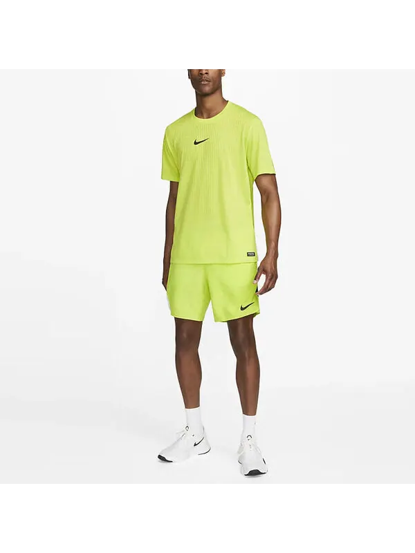 Футболка Men's Nike Pro Dri-FIT Adv Training Sports Quick Dry Solid Color Round Neck Short Sleeve — изображение 3 из 3