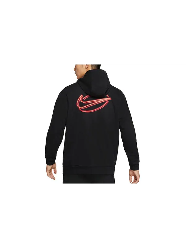 Куртка Nike Running Sports hooded casual Jacket Black — изображение 2 из 2, черный