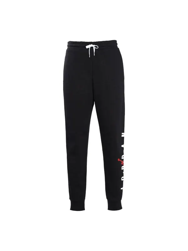 Спортивные штаны Air Jordan Alphabet Printing Athleisure Casual Sports Long Pants Black — изображение 1 из 4, черный