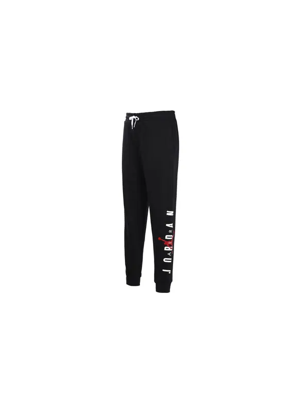 Спортивные штаны Air Jordan Alphabet Printing Athleisure Casual Sports Long Pants Black — изображение 3 из 4, черный