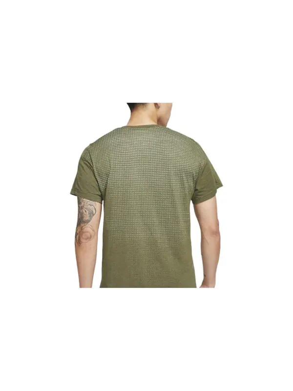 Футболка Men's Nike Solid Color Training Alphabet Logo Printing Short Sleeve Green T-Shirt — изображение 2 из 3, мульти