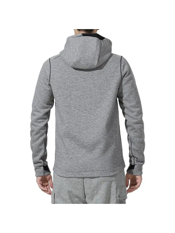 Куртка Nike Knit Sports hooded Logo Jacket Gray — изображение 4 из 4, мульти