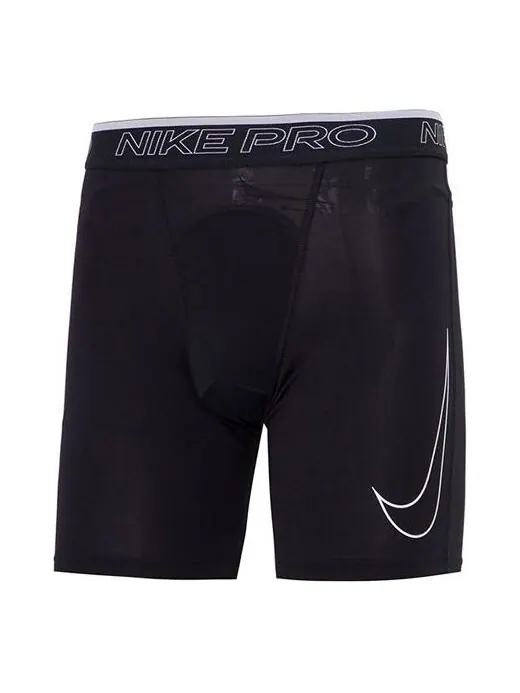 Брюки pro dri-fit training sports elastic breathable gym shorts black Nike — изображение 1 из 4, черный