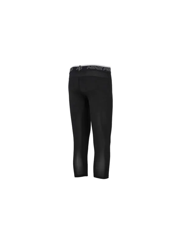 Брюки men's pro dri-fit training tight gym pants/trousers/joggers black Nike — изображение 2 из 4, черный