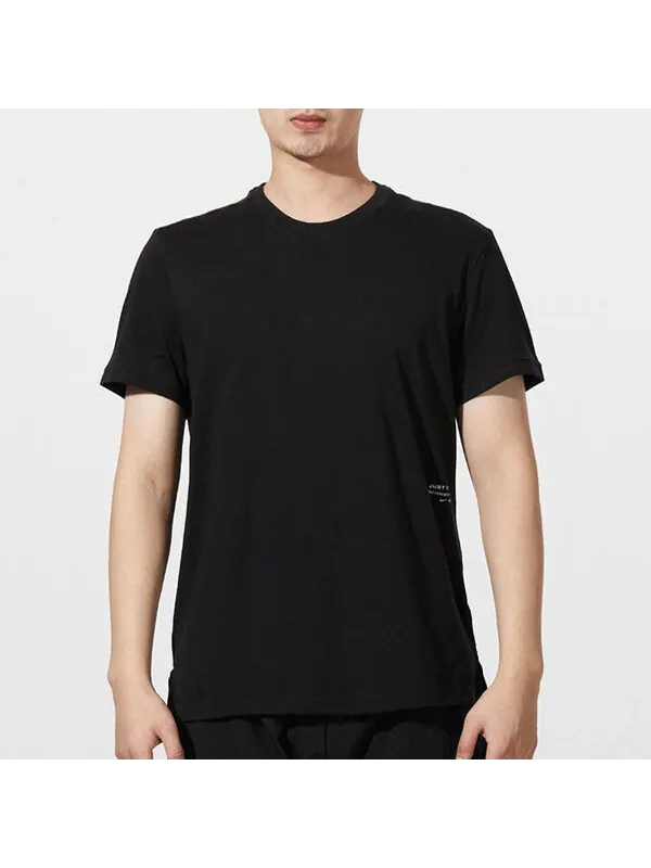 Футболка Nike Dri-FIT Running Training Quick Dry Breathable Round Neck Short Sleeve Black — изображение 3 из 4, мульти