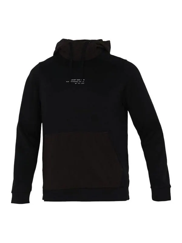 Толстовка Men's Nike Dri-Fit Solid Color Knit Pullover Training Sports Black — изображение 1 из 4, мульти