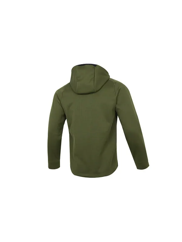 Куртка Nike Pro Therma-FIT Fleece Stay Warm Sports Training Hooded Jacket Green — изображение 2 из 4, зеленый