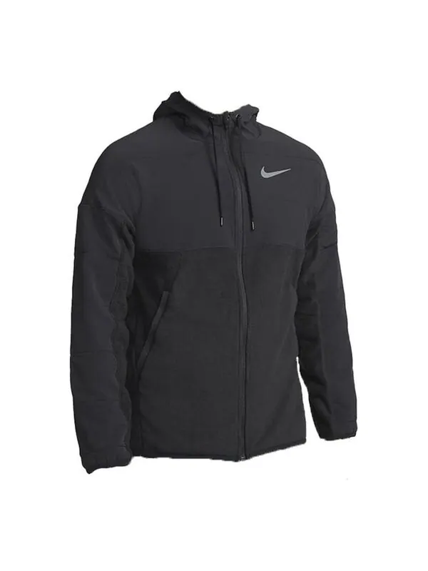 Куртка Nike Sports Breathable Casual Hooded Jacket Black — изображение 1 из 3, черный