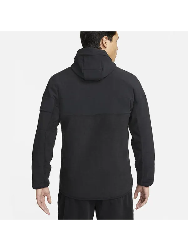 Куртка Nike Sports Breathable Casual Hooded Jacket Black — изображение 3 из 3, черный