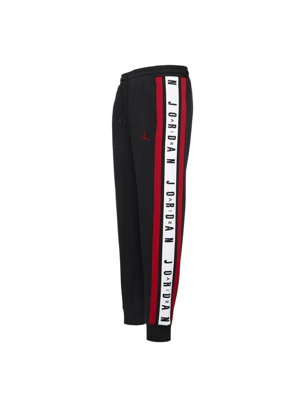 Спортивные штаны Air Jordan Logo Splicing Fleece Lined Stay Warm Bundle Feet Sweatpants Winter — изображение 1 из 4, черный