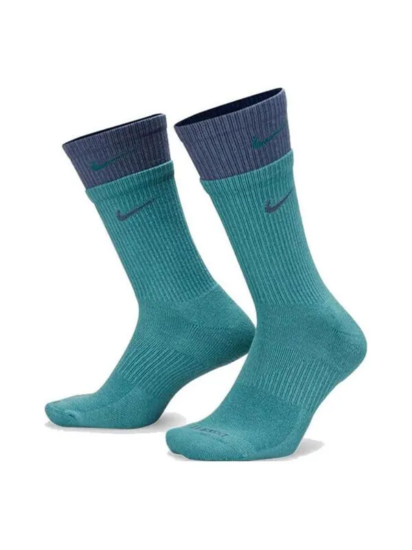 Носки на каждый день плюс мягкие носки для бега Nike — изображение 1 из 3, зеленый/мульти
