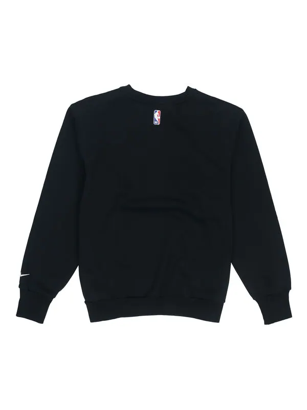 Толстовка Nike MENS Letter Print Brooklyn Nets Crew-neck Black — изображение 2 из 2, черный