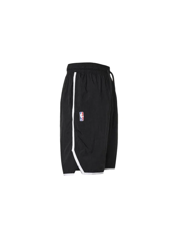 Шорты brooklyn nets breathable casual basketball shorts black Nike — изображение 2 из 4, черный