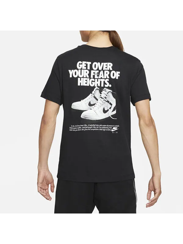 Футболка Nike AS Men's Sportswear Tee Air GX Black — изображение 4 из 4, черный