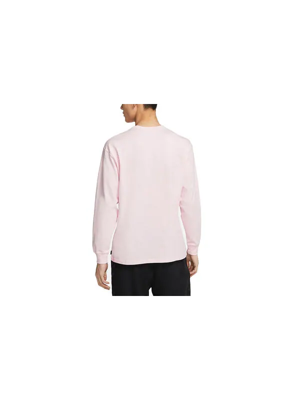 Футболка sportswear max 90 sports running long sleeves pocket pink Nike — изображение 2 из 3, розовый