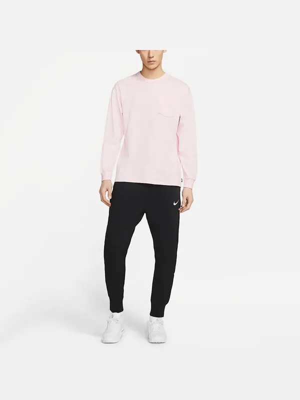 Футболка sportswear max 90 sports running long sleeves pocket pink Nike — изображение 3 из 3, розовый