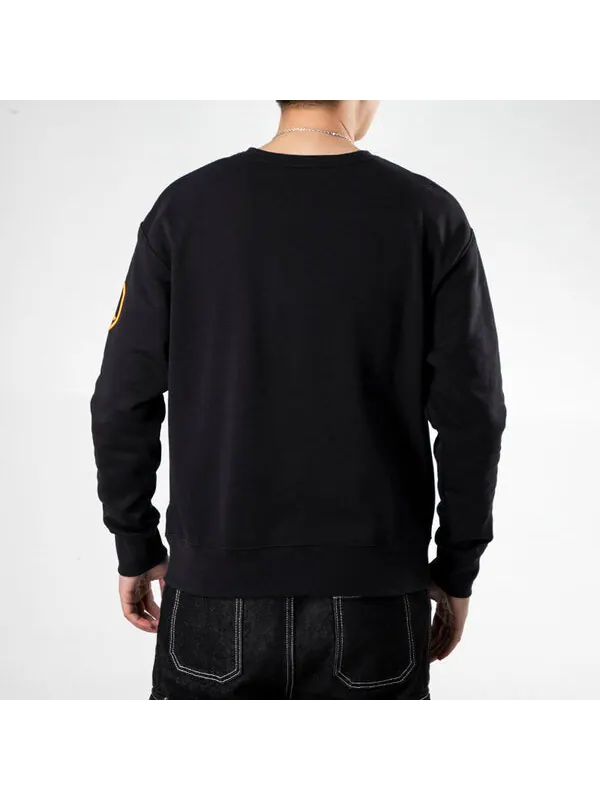 Толстовка Air Jordan Basketball Print Digital Crewneck Pullover Fleece Sweatshirt For Men Black — изображение 4 из 4, черный