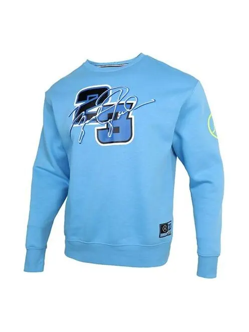 Толстовка Air Jordan MENS Sport DNA Print Basketball Crew-neck Blue — изображение 1 из 4, синий