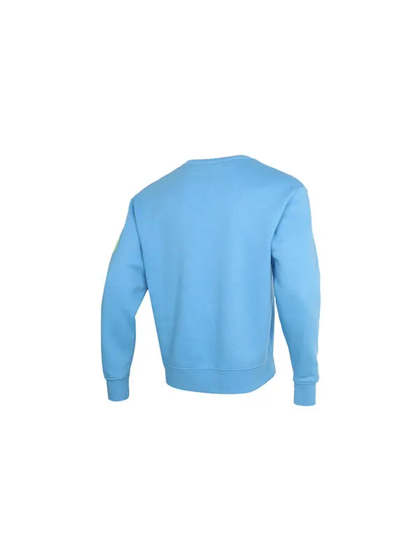 Толстовка Air Jordan MENS Sport DNA Print Basketball Crew-neck Blue — изображение 2 из 4, синий