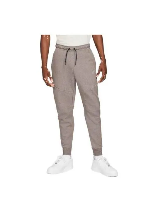 Брюки sportswear tech fleece jogger pants 'ironstone heather' Nike — изображение 1 из 4, черный