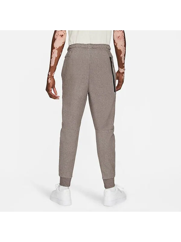Брюки sportswear tech fleece jogger pants 'ironstone heather' Nike — изображение 2 из 4, черный