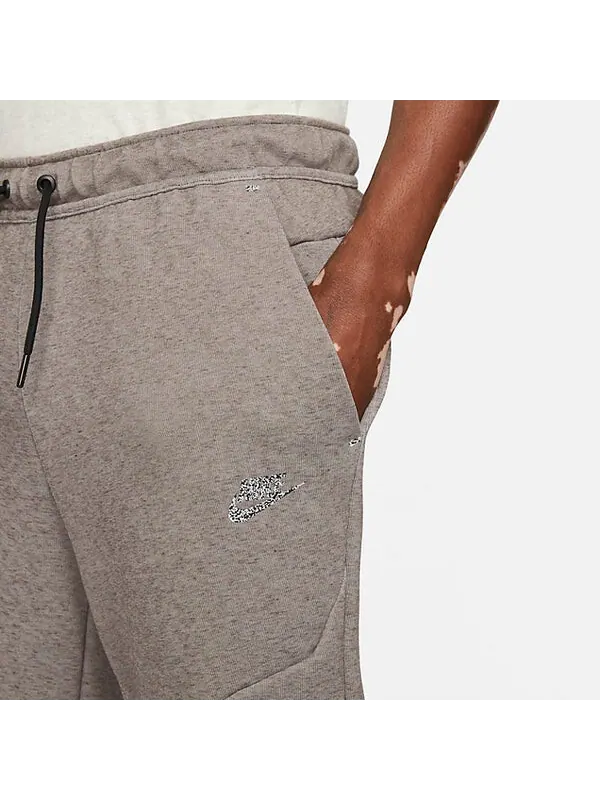 Брюки sportswear tech fleece jogger pants 'ironstone heather' Nike — изображение 3 из 4, черный