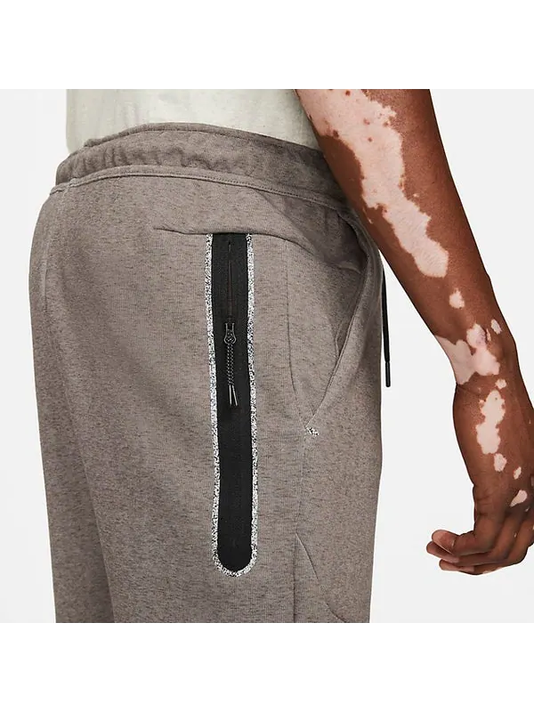 Брюки sportswear tech fleece jogger pants 'ironstone heather' Nike — изображение 4 из 4, черный