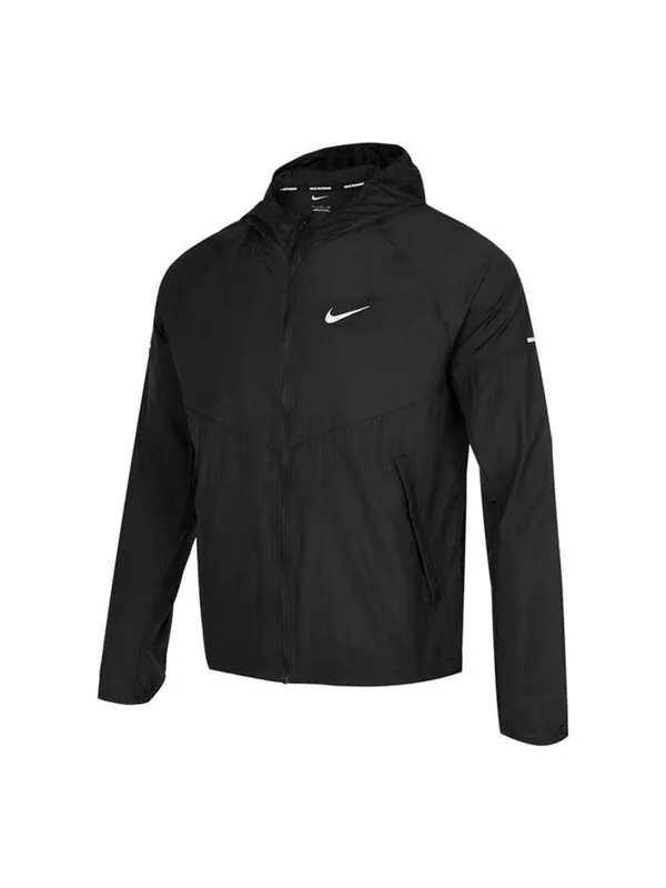 Куртка Nike As Men's Nk Rpl Miler JKT Jacket Reflective Logo Print Woven Sports Hooded Jacket Men's — изображение 1 из 4