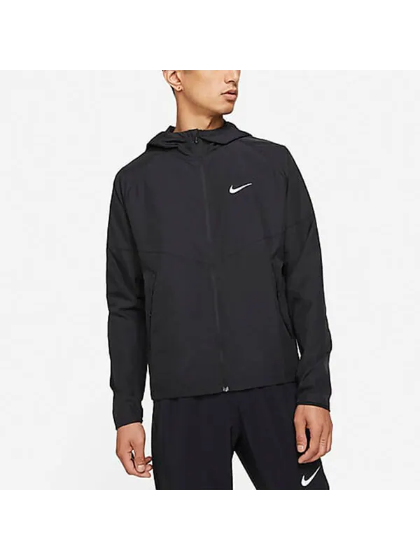 Куртка Nike As Men's Nk Rpl Miler JKT Jacket Reflective Logo Print Woven Sports Hooded Jacket Men's — изображение 4 из 4