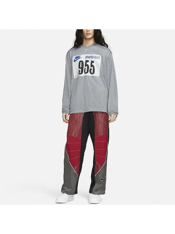 Толстовка x cactus plant flea market go flea long-sleeved jersey top men's grey Nike — изображение 3 из 4, серый